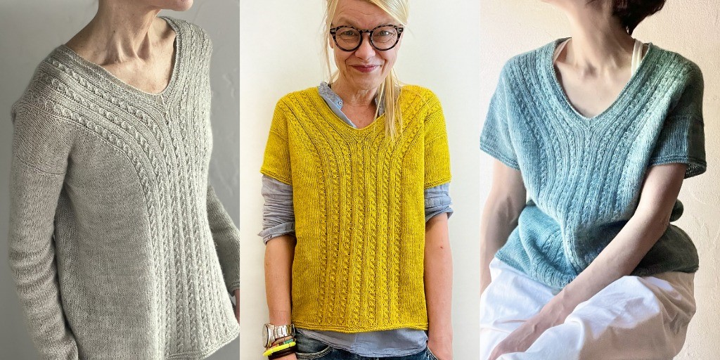 Летний топ (пуловер) Lillesol Летний топ спицами