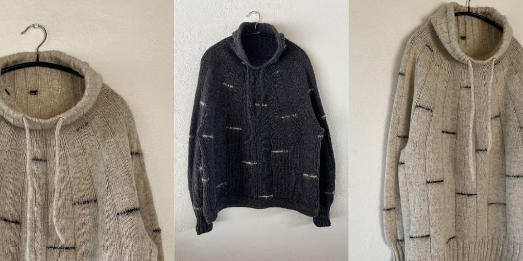 Свитер с воротником Espalier Женский свитер спицами