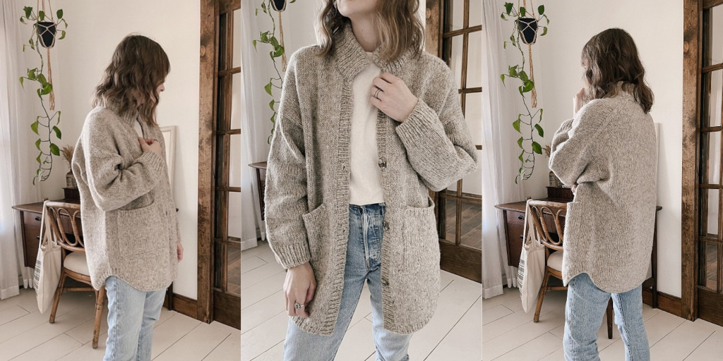 Вязаная рубашка-жакет Miles Shirt Jacket Вязаный спицами жакет-рубашка