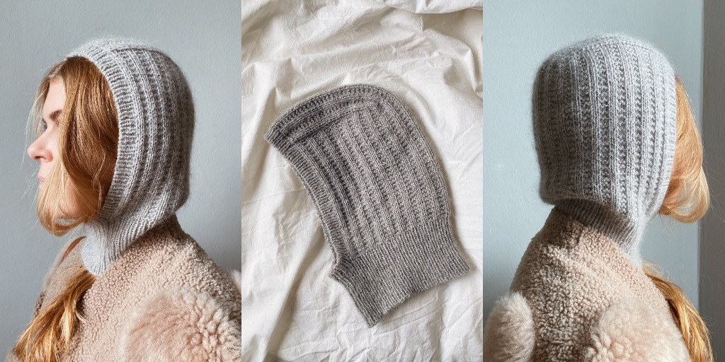 Вязаная спицами балаклава резинкой Balaclava No 1 Вязаная балаклава спицами