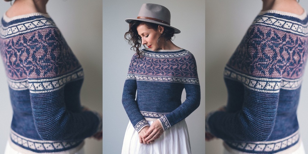 Пуловер крючком Dreamscape жаккардовый пуловер крючком