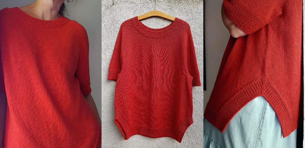 Вязаный спицами топ Cosy Вязаный топ спицами