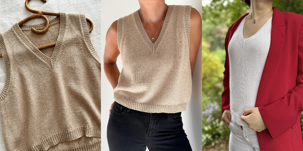 Базовый летний топ RIA SHIRT V-NECK Базовый летний топ