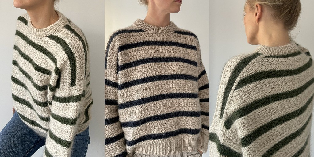 Свитер с японским плечом Stornoway Стильный свитер оверсайз, вязаный спицами