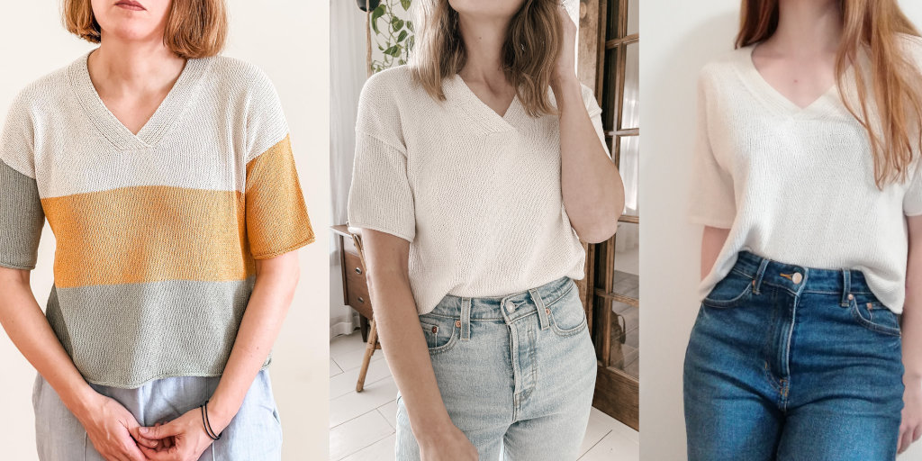 Футболка спицами сверху Moon Set Tee Футболка вязаная спицами сверху