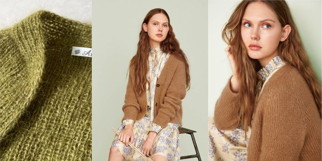 Кардиган из мохера Vilja Кардиган из мохера спицами описание