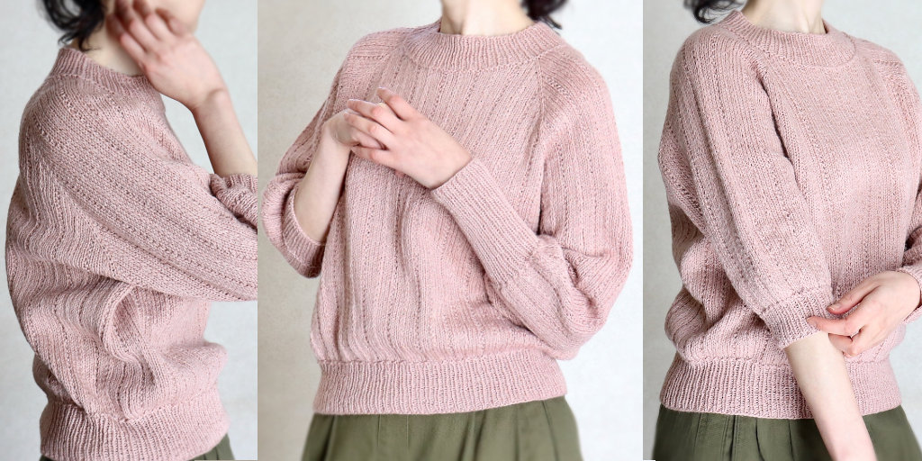 Пуловер реглан сверху Honoka Пуловер реглан спицами сверху схемы и описание