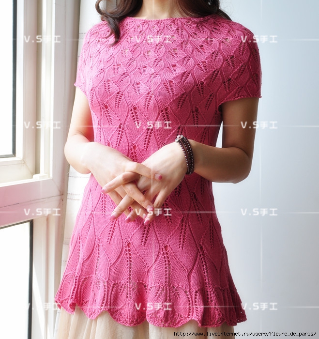 Узор к жакету Тутовые каскады