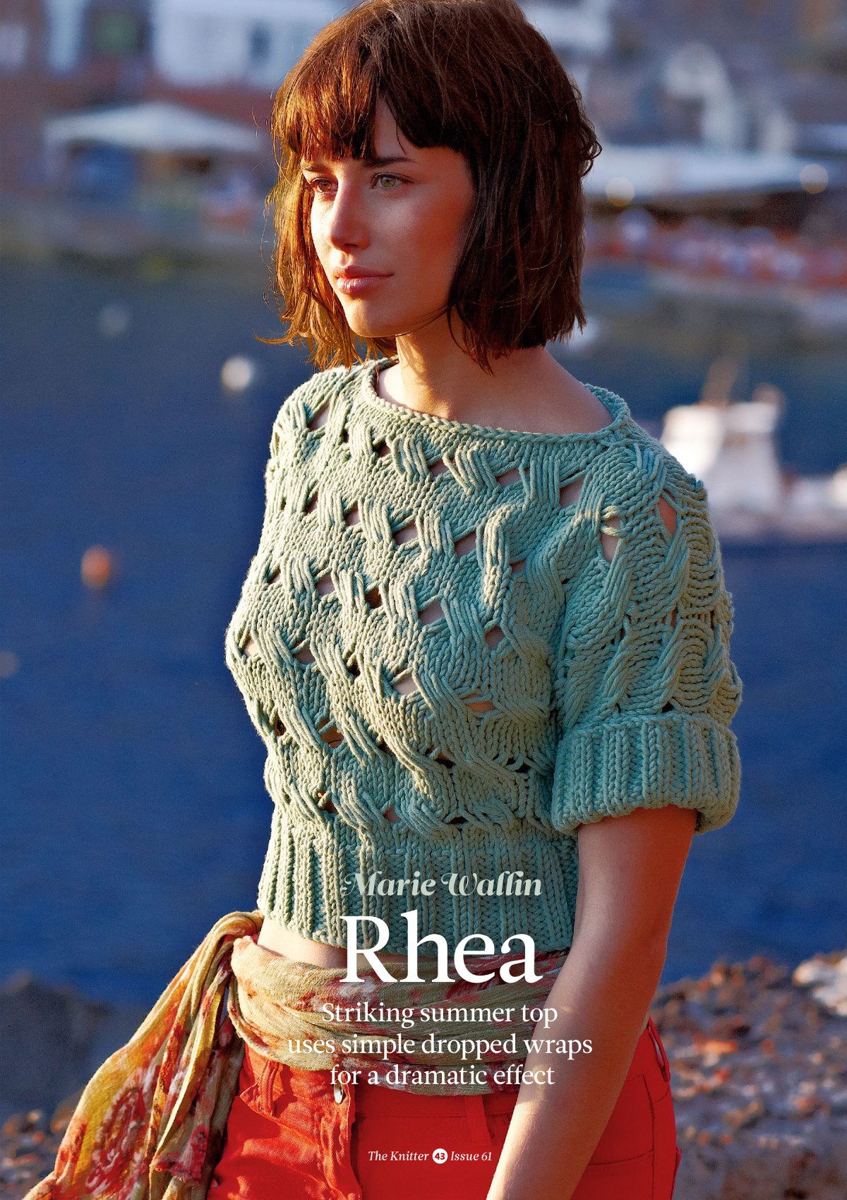 Вязание топа Rhea