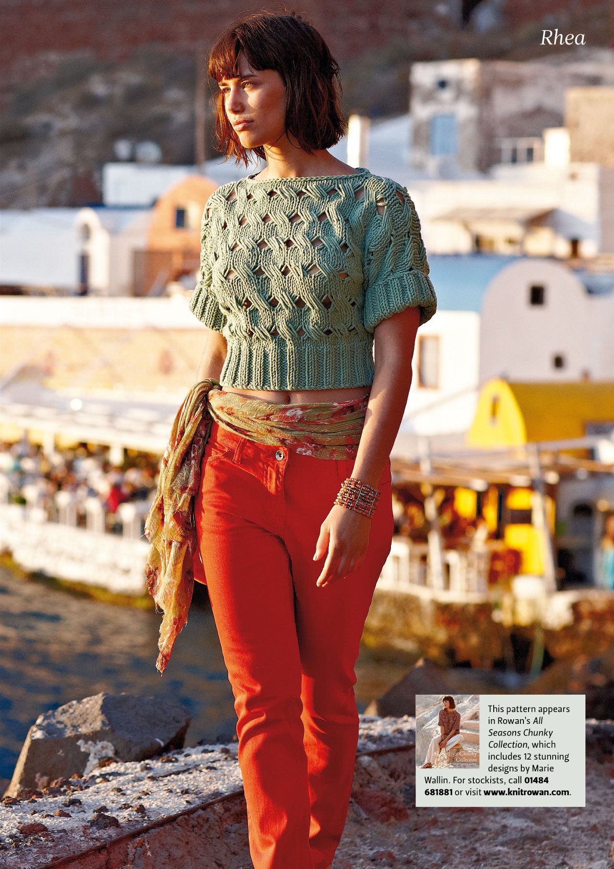 Вязание топа Rhea