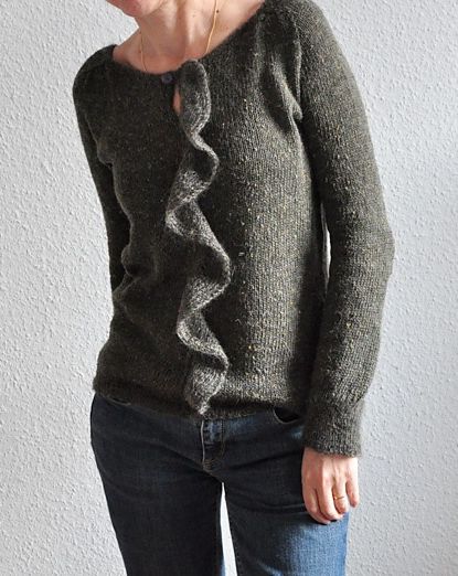 Пуловер спицами Organic от Ankestrick Вязание спицами для женщин пуловера Organic