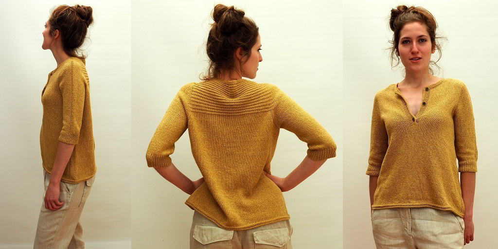 Бесшовный пуловер спицами Ioky бесшовный пуловер спицами