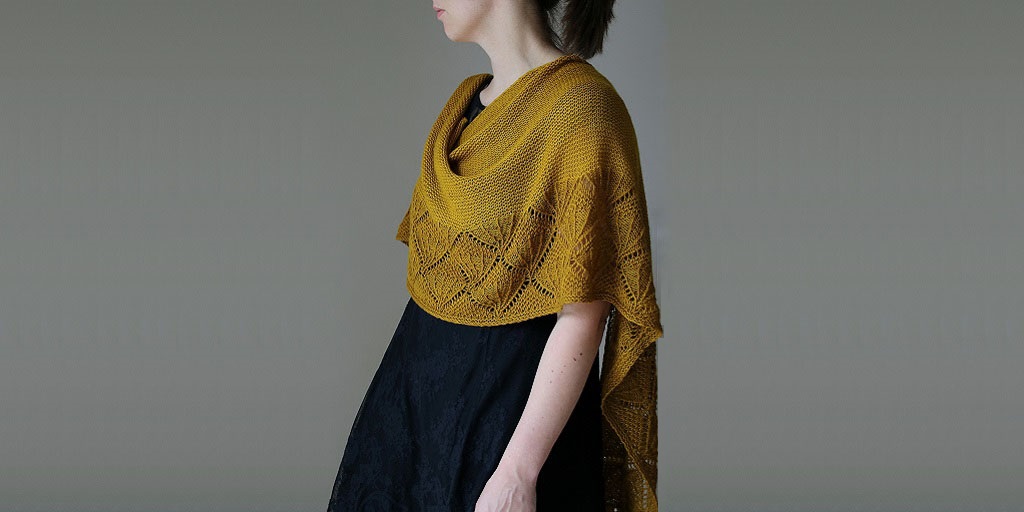 Полукруглая шаль спицами Caress my Soul Полукруглая шаль спицами