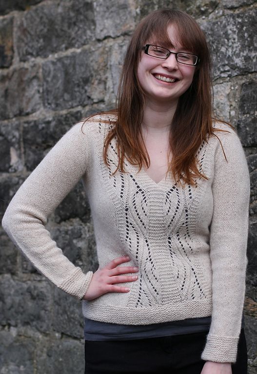 Вязание пуловера Windswept, Emilly Wessel Вязание пуловера Windswept