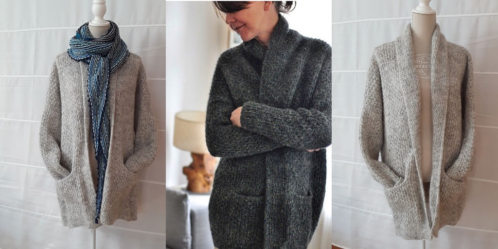 Стильный жакет Great love Женский жакет спицами