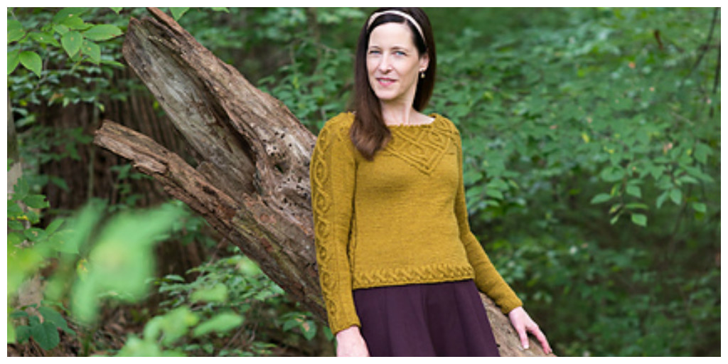 Пуловер с круглой кокеткой Kitra Пуловер с круглой кокеткой спицами от горловины