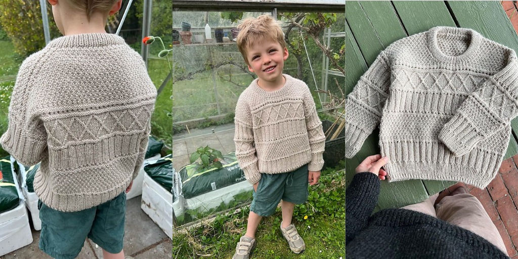 Детский свитер с японским плечом Ingrid Детский свитер