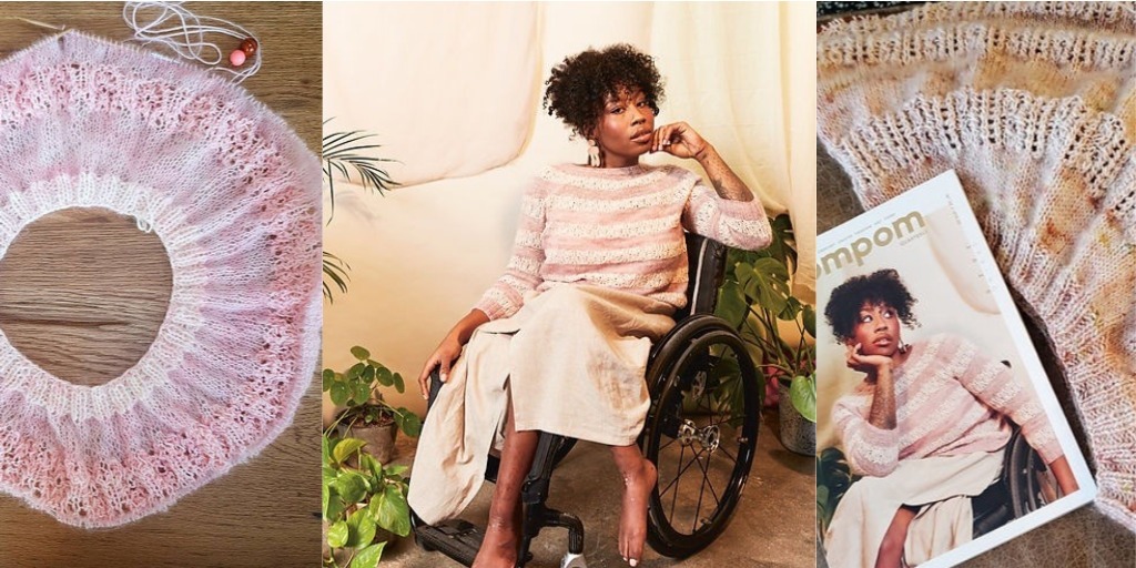 Джемпер полосами Susurrus Джемпер полосами спицами