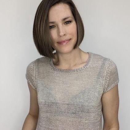 Элегантный топ спицами с вариантами обработки пройм Arpeggio Топ спицами