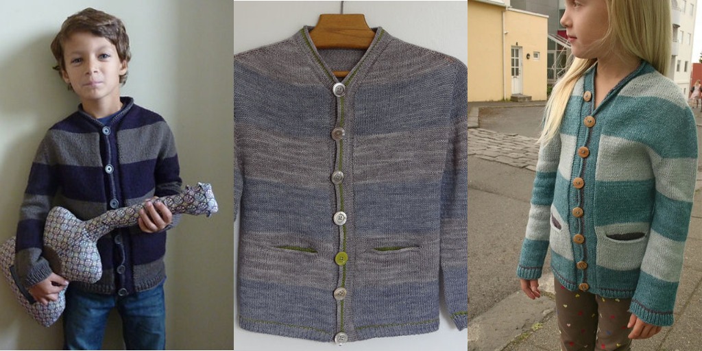 Детский кардиган с карманами спицами сверху Gentleman Детский кардиган с карманами вязаный спицами сверху вниз без швов