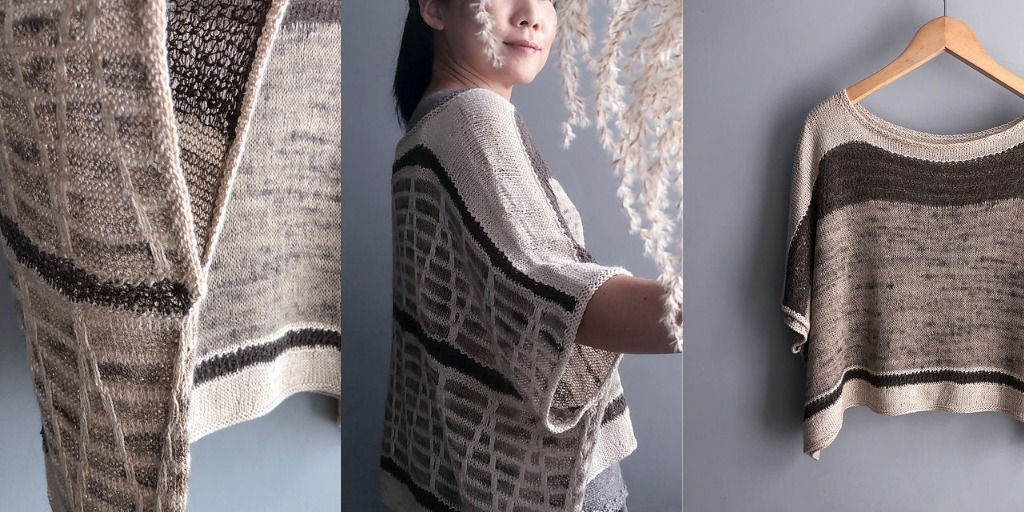 Джемпер оверсайз с рельефным узором Wild Forests Джемпер оверсайз с рельефным узором спицами