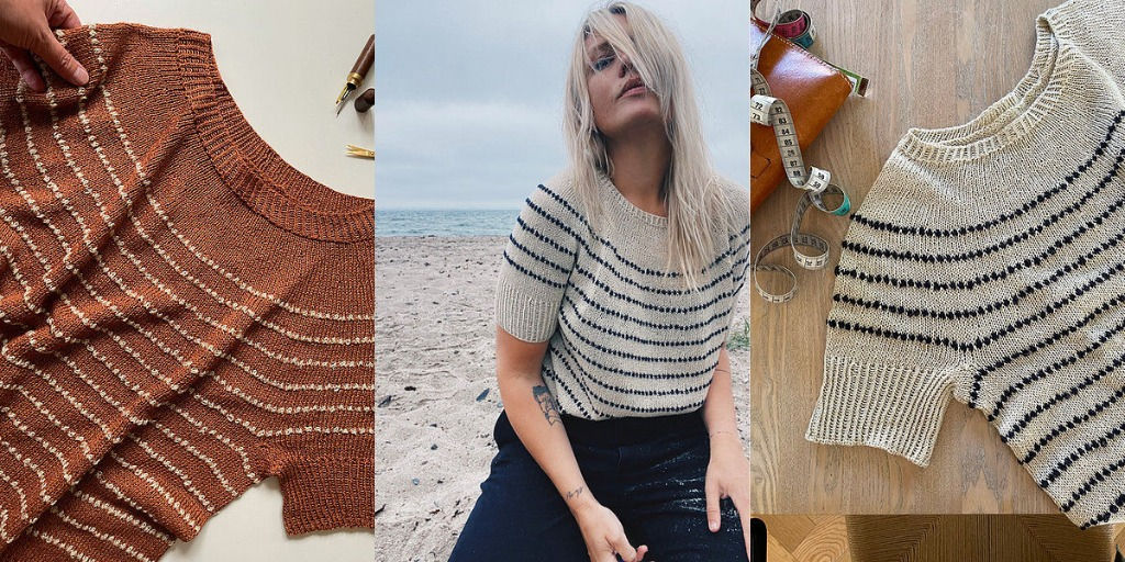 Летний топ Sailors Tee Топ спицами