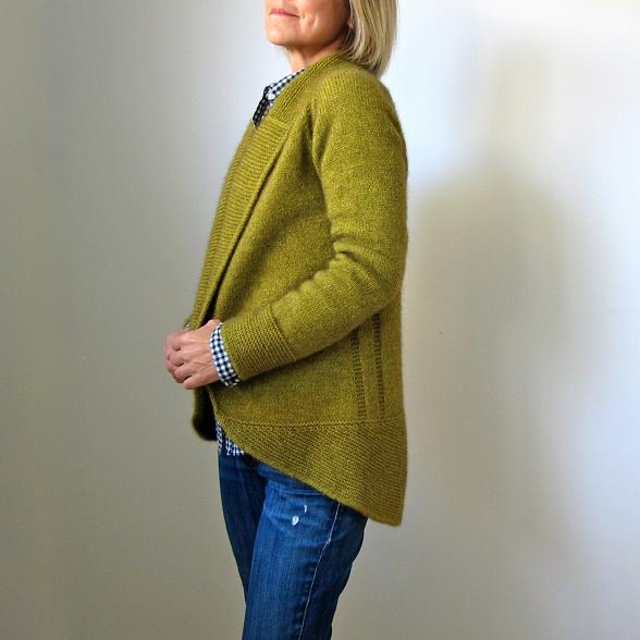 Вязание женского жакета с отложным воротником Maestro Maestro by Heidi Kirrmaier