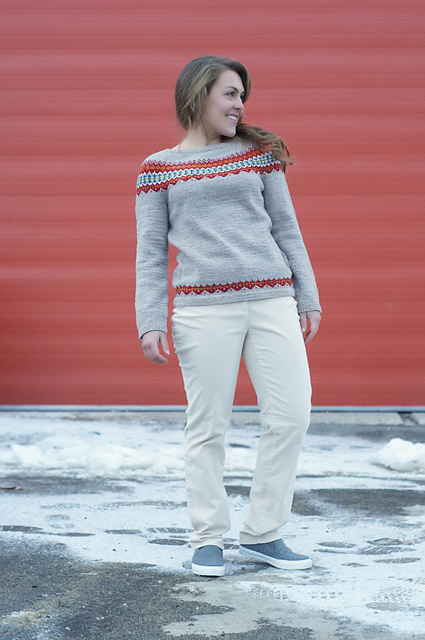 Джемпер с нежным жаккардом Джемпер с нежным жаккардом