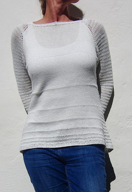 Вязание пуловера Air lines AirLines Luftlinien