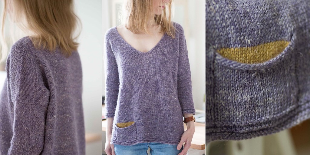 Женский пуловер спицами Fresh Start Женский пуловер спицами с описанием