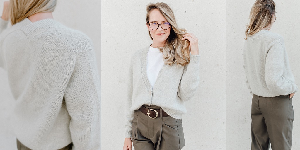 Мохеровый кардиган с красивой горловиной CoSiCardigan Как вязать кардиган с красивой горловиной