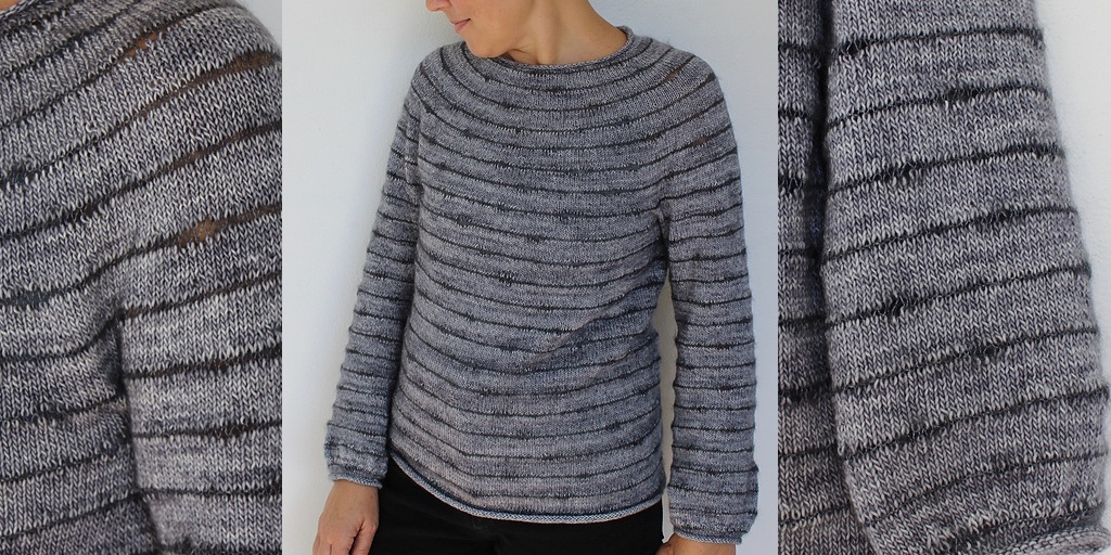 Пуловер без швов Gletscher Пуловер круговыми рядами из мохера