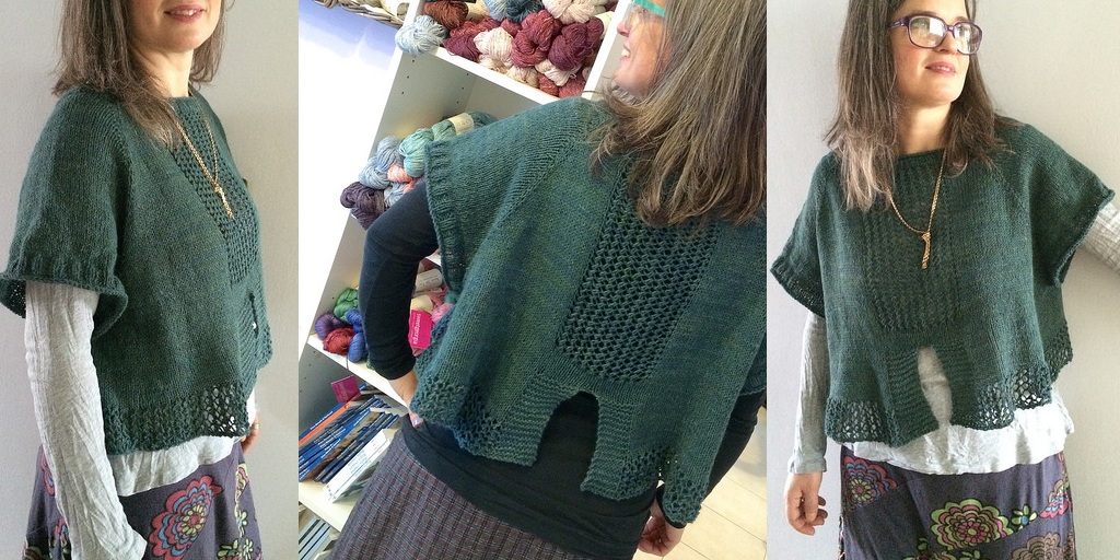 Пуловер оверсайз Manta Sottomarina Пуловер оверсайз с коротким рукавом