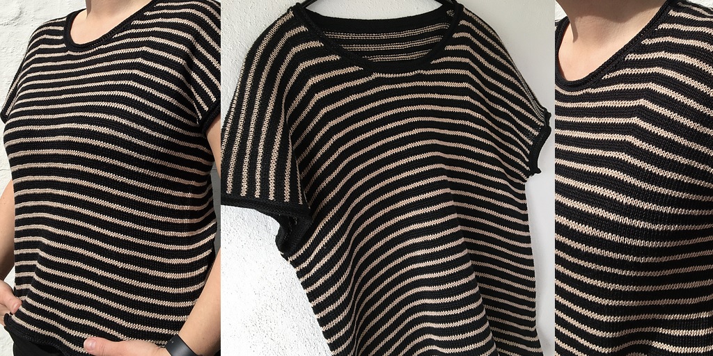 Топ в полоску без швов HØR 14 Полосатый топ без швов