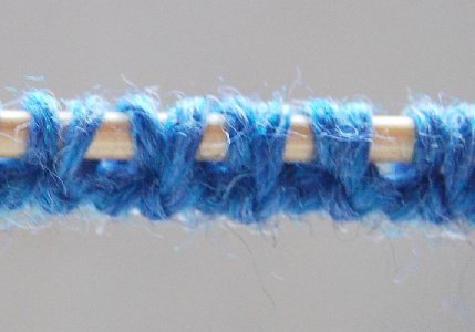 Набор петель чередующейся косичкой - alternate cable cast on