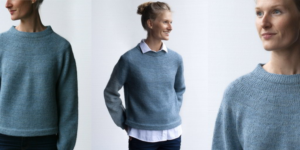 Вязание свитера сверху The basic Вязание свитера сверху