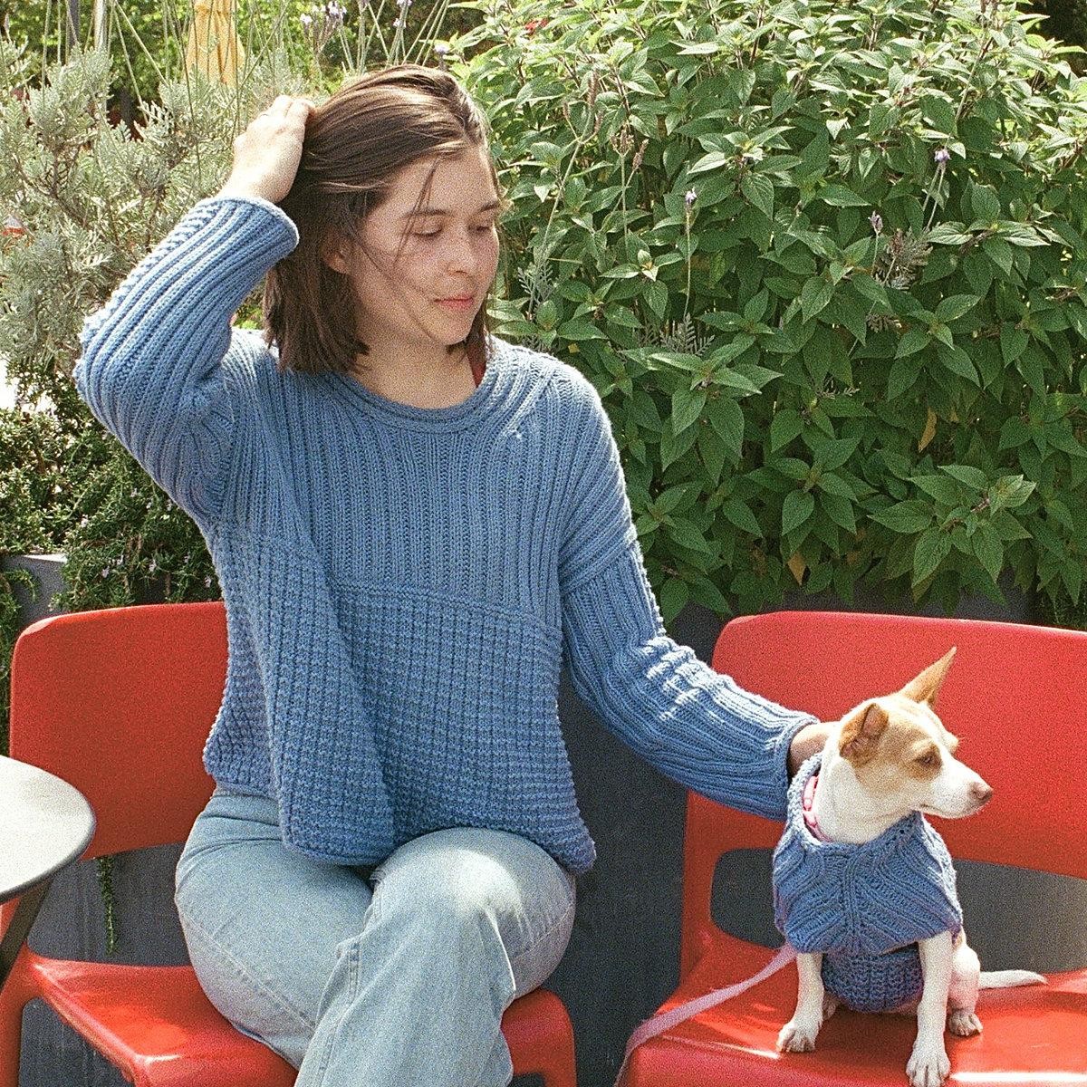 Текстурный свитер с японским плечом Town Square Sweater Текстурный свитер спицами сверху