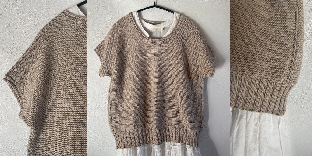 Хлопковый топ спицами UNO-tee Хлопковый топ спицами