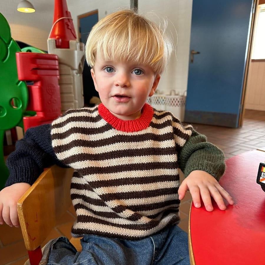 Детский пуловер с японским плечом Holger Sweater Детский пуловер с японским плечом