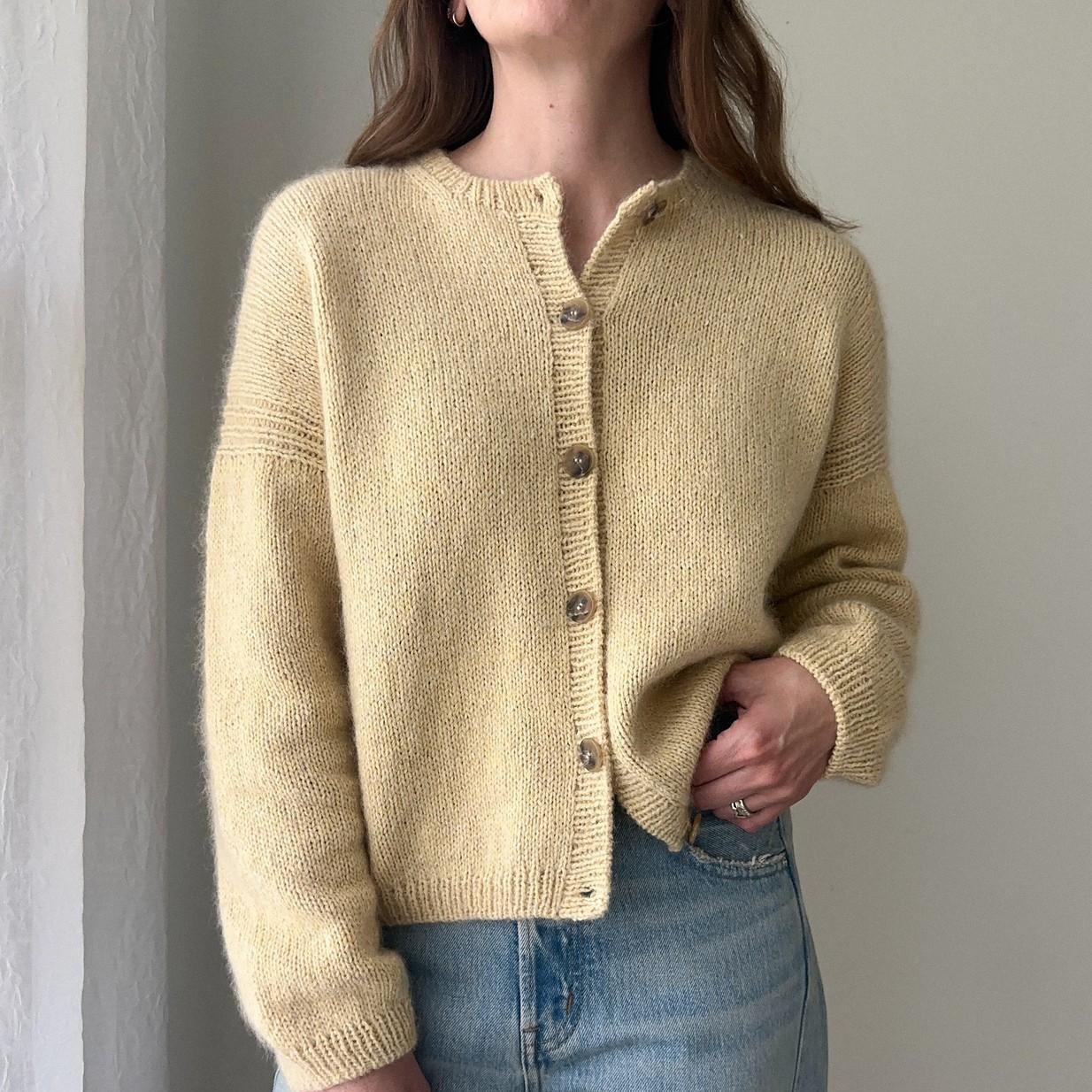 Вязаный спицами повседневный кардиган с японским плечом Port Кардиган с японским плечом