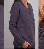 Пуловер реглан спицами женский с описанием