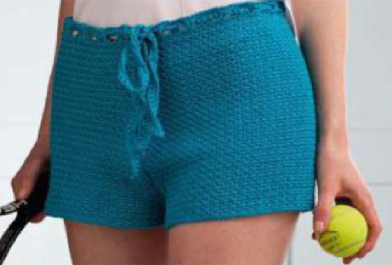Описание вязание пляжного комплекта для женщин
