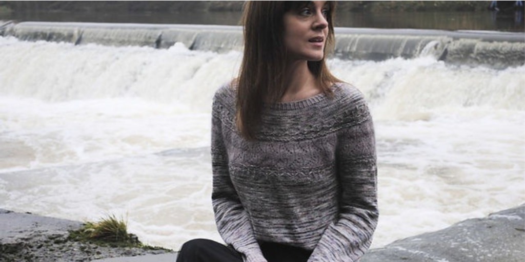 Джемпер с двухслойной кокеткой Wavebreak Джемпер без швов с двухслойной кокеткой