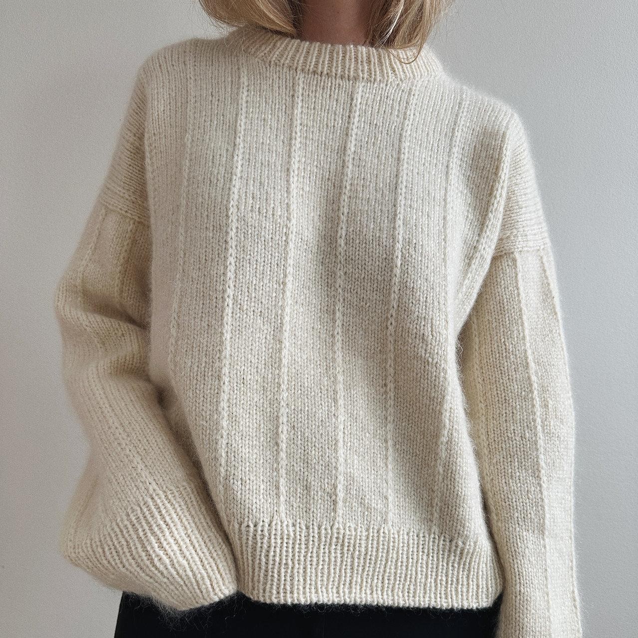 Женский свитер спицами сверху с японским плечом Vara Sweater Женский свитер спицами сверху с японским плечом Vara