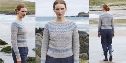 Пуловер с круглой кокеткой - модель 2017 года от Мэри Уоллин