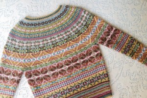 Жаккардовый пуловер Мари Валлин