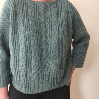 Арановый пуловер Мари Валлин