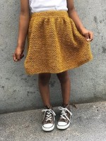 Детская юбка спицами