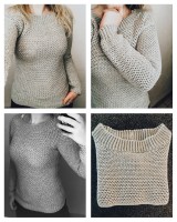 вязаный крючком пуловер
