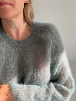 Воздушный пуловер спицами